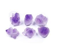 Amethyst Raw Crystals Rough Stones Bulk Gemstones for Tumbling, Cabbing, Fountain, Decoration, Polishing, Wire Wrapping,25mm-1000g Gemstone Stone