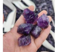 Amethyste Naturel irrégulière Stone Purple Gravel Mineral spécimen de Quartz Crystal Gift Bijoux Accessoires Home Decoration Home Decor (2000G)