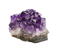 Améthyste Naturelle Brut Grappe de Cristal Quartz Géode - Pierre de Protection Spirituelle - Couleur Violet Profond - Poids 40-50g