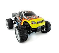 Amewi 22035 - Monster Truck - Moteur électrique - 1:10 - Prêt à rouler (RTR) - Noir - Jaune - Garçon