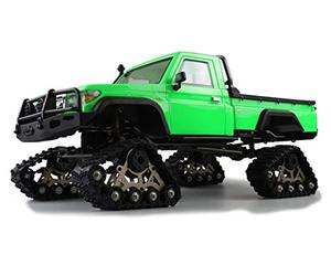 Amewi 22473 AMXRock RCX8PT Scale Crawler Pick-Up 1:8 Roue à chaîne télécommandée RTR, Vert