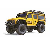 Amewi Voiture RC 22589 Dirt Climbing SUV Safari Crawler 1:10 4WD RTR avec batterie Jaune