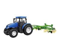 Amewi 22599 Tracteur RC avec Gyroscope, lumière et Son, 1:24 RTR avec télécommande, Batterie, câble de Charge, Bleu Roi
