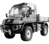Amewi 22683 Mercedes-Benz Unimog, anthrazit 1:10 électrique Camion RC prêt à fonctionner (RtR)