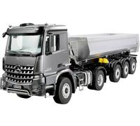 Amewi 22696 Mercedes-Benz Arocs Sattelzug mit Kippauflieger 4x4 1:14 RTR anthrazit 1:14 électrique Véhicule RC débutant prêt à fonctionner (RtR) avec effet