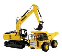 Amewi 22710 2-in-1 Set Kipper & Kettenbagger 1:24 électrique Modèle réduit RC