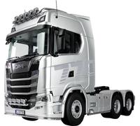Amewi 22714 Scania 770 S 6x6 1:14 électrique Camion RC prêt à fonctionner (RtR) avec accu et chargeur, avec effet lumineux, avec