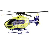 Amewi Hélicoptère télécommandé AFX-135 Pro Alpine Air Ambulance 6 canaux RC 6G RTF Jaune fluo