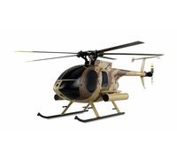 Amewi AFX MD500E 25336 Hélicoptère militaire brushless 4 canaux 325 mm 6G RTF Marron