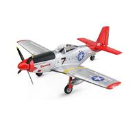 Amewi AMXFlight P51 4CH 3D/6G RTF Rouge RC télécommandée
