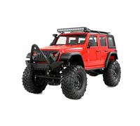 Amewi AMXRock Mini Crosstrail Scale Crawler 4WD 1:16 RTR Rouge avec télécommande, Batterie, câble de Charge