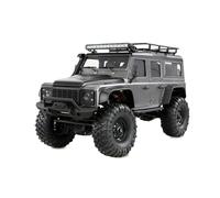 Amewi AMXRock Mini-D90 Scale Crawler 4WD 1:16 RTR Gris avec télécommande, Batterie, câble de Charge