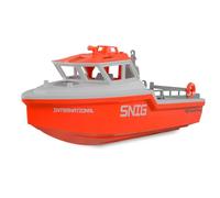 Amewi Bateau de Sauvetage radiocommandé sans balais 320 mm RTR Blanc/Orange pour Enfant à partir de 8 Ans