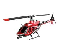 Amewi Hélicoptère télécommandé Bell 206 Jet Ranger CP 6 canaux 6G RTF Échelle 1:33 Rouge/Noir