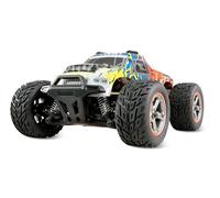 Amewi Bleu, Orange Brushed 1:20 Véhicule RC débutant électrique Monstertruck 4 Roues motrices (4WD) prêt à fonctionner