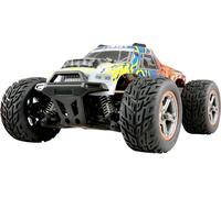 Amewi bleu, orange brushed 1:20 Véhicule RC débutant électrique Monstertruck 4 roues motrices (4WD) prêt à fonctionner (RtR) avec effet lumineux