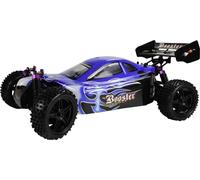 Amewi Booster brushless 1:10 Auto RC électrique Buggy 4 roues motrices (4WD) prêt à fonctionner (RtR) 2,4 GHz avec accu et chargeur