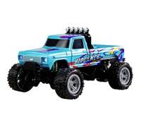 Amewi brushed 1:64 Auto RC électrique Monstertruck propulsion arrière prêt à fonctionner (RtR) 2,4 GHz avec accu et câble de