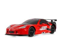 Amewi Corvette C6.R Drift Car rouge brushed 1:18 Auto RC électrique Drift 4 roues motrices (4WD) prêt à voler (RtF) 2,4 GHz avec