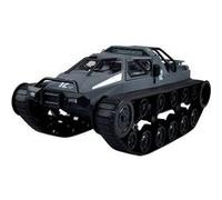 Amewi Voiture RC 1:12 à chenilles – Électrique 2,4 GHz RtR gris/bleu accu+chargeur