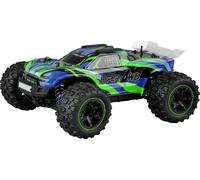 Amewi Hyper GO Basic bleu, vert brushed 1:16 Auto RC électrique Truggy 4 roues motrices (4WD) prêt à fonctionner (RtR) 2,4 GHz