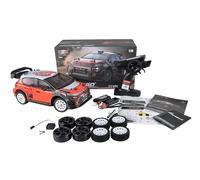 Amewi Hyper Go Citroën C3 WRC Rallye/Drift 4WD 1:14 Brushless avec gyro 45 km/h RTR Noir/Rouge