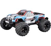 Amewi Hyper GO Pro bleu, blanc brushless 1:16 Auto RC électrique Monstertruck 4 roues motrices (4WD) prêt à fonctionner (RtR) 2,4