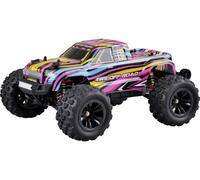 Amewi Hyper GO Pro bleu, rouge brushless 1:16 Auto RC électrique Monstertruck 4 roues motrices (4WD) prêt à fonctionner (RtR) 2,4