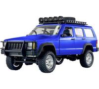 Amewi JC-X12 Scale bleu brushed 1:12 Auto RC électrique Véhicule tout-terrain 4 roues motrices (4WD) prêt à fonctionner (RtR) 2,4 GHz avec accu et chargeur