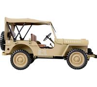 Amewi Jeep Willys MB Scale Crawler brushed 1:14 Auto RC électrique Crawler 4 roues motrices (4WD) prêt à fonctionner (RtR) 2,4 GHz