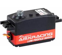 Amewi Low-Profile-Servo AMXRacing AM4409MG Low Profile Analog-Servo-Matériel de transmission : Métal (28995)