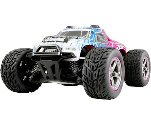 Amewi MAX20 blau-pink bleu, rose brushed 1:20 Véhicule RC débutant électrique Monstertruck 4 roues motrices (4WD) prêt à