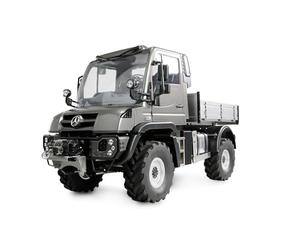 Amewi Mercedes-Benz Unimog Porte-appareils 4WD 1:10 ARTR Anthracite RC télécommandé sous Licence véhicule