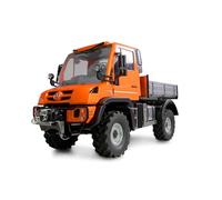 Amewi Mercedes-Benz Unimog Porte-appareils 4WD 1:10 ARTR Orange RC télécommandé sous Licence véhicule