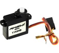 Amewi Micro servomoteur AMXRacing 1143HB Analog analogique Matériau entraînement: matière plastique
