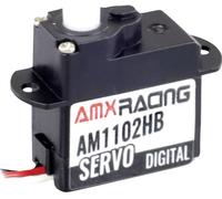Amewi Micro servomoteur AMXRacing AM1102HB analogique Matériau entraînement: matière plastique Système de connecteur: JR