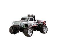 Amewi Monster Truck Die Cast 1:64 RTR Gris, avec télécommande Pistolet