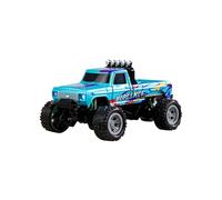 Amewi Monster Truck télécommandé Die Cast 1:64 RTR Bleu, télécommande au Format Carte