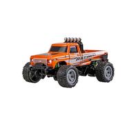 Amewi Monster Truck télécommandé Die Cast 1:64 RTR Orange, télécommande au Format Carte