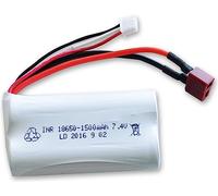Amewi Pack de batterie (LiIon) 7.4 V 1500 mAh Nombre de cellules: 2 pack course système d'enfichage en T