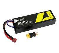 Amewi Pack de batterie (LiPo) 7.4 V 5000 mAh Nombre de cellules: 2 hardcase