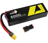 Amewi Pack de batterie (LiPo) 7.4 V 6000 mAh Nombre de cellules: 2 hardcase XT60