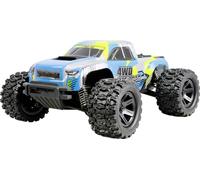 Amewi RC-Modell bleu, gris, jaune brushed 1:18 Auto RC Monstertruck, Truggy 4 roues motrices (4WD) prêt à fonctionner (RtR) 2,4