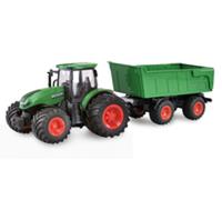 Amewi RC Tracteur avec remorque à benne basculante LiIon 500mAh vert/6+