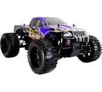 Amewi Torche brushless 1:10 Auto RC électrique Monstertruck 4 roues motrices (4WD) prêt à fonctionner (RtR) 2,4 GHz avec accu et