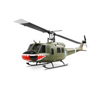 Amewi Hélicoptère UH-1 Pro Brushless CP 6 canaux 6G RTF RC télécommandé Vert