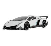 Amewi Voiture RC Lamborghini Veneno 1:18 Drift 4WD Brushed Électrique RTR 2,4 GHz Blanche LED