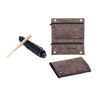 Amexo Blague a Tabac, Pochette de Tabac a Rouler Rouleuse à Cigarette Machine a Rouler Joint avec Compartiments pour Homme et Femme