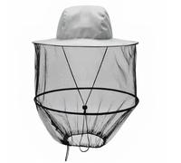 Amexo Chapeau D'apiculteur Moustiquaire, Moustiquaire Chapeau Ecran Insecte Chapeau de Masque Anti-Moustique ExtéRieur Chapeau de Apiculteurs Extérieur pour Pêche en Plein Air Camping