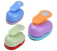 Amexo Perforatrices Rond à Motif, 3Pcs Mini Perforatrice à Papier Perforatrice Circulaire pour Bricolage, Perforeuse à Papier pour DIY Scrapbooking Déco (8mm/16mm/25mm)